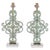 Mid 20th Century Italian Bronze Midcentury Table Lamps with Scrolling Motifs, on Lucite Bases For Sale - Image 5 of 12