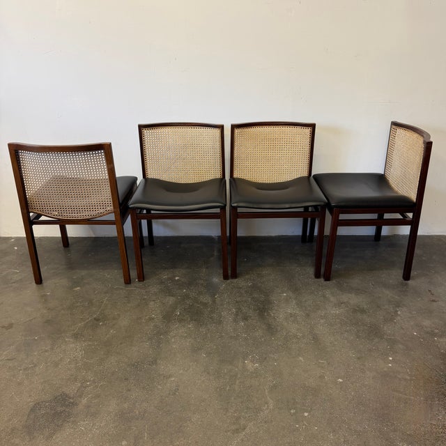 Vintage Chairs by Tito Agnoli for La Linea, 1957, Set of 4 For Sale - Image 9 of 12