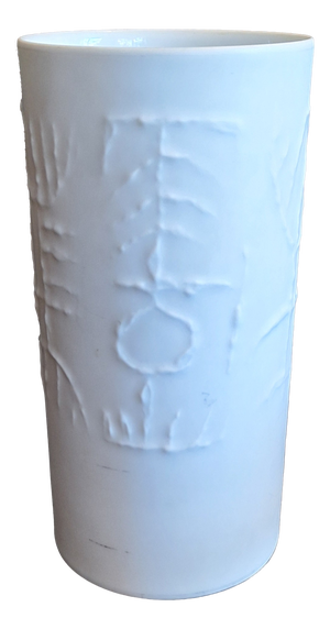 Mid-Century White Porcelain Vase by Cuno Fischer for Rosenthal, 1960s
