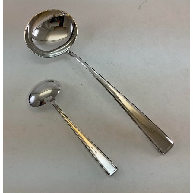 Silver 1980s Silver Plated Soup Ladle, Leighton. For Sale - Image 8 of 17