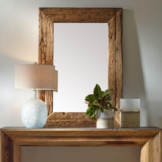 Not Yet Made - Made To Order Large Rustic Mirror For Sale - Image 5 of 7