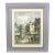 1950’s Signed Caroline Burnett Paris France Oil Painting, Framed, Small Original Art Vintage European City Scene For Sale