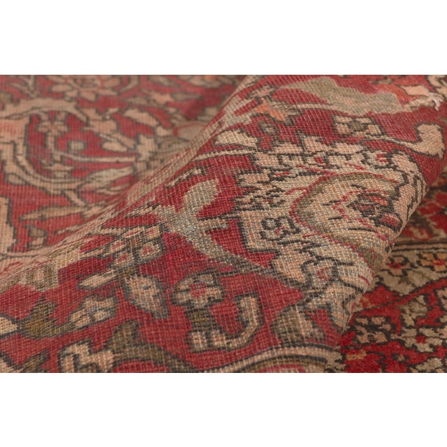 Late 19th Century Indian Agra Rug, 12'04 X 15'10 For Sale In Dallas - Image 6 of 10