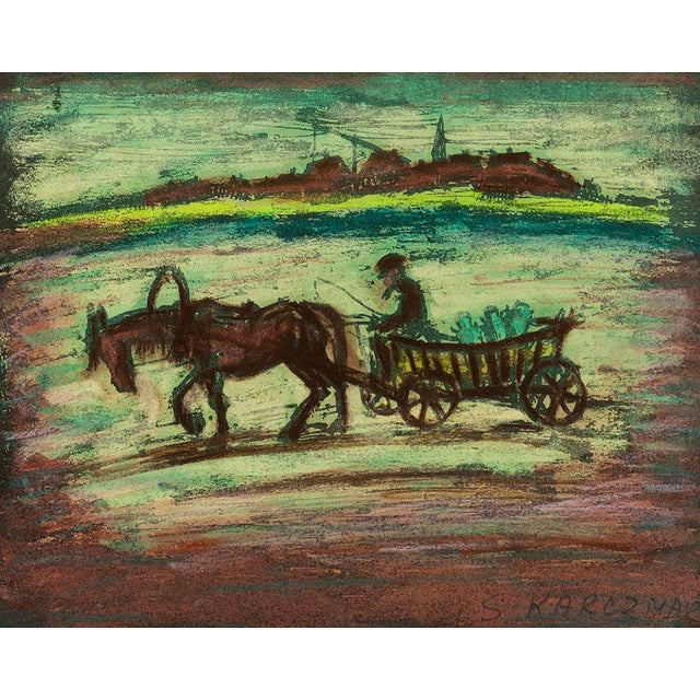 Simon Karczmar, Polish (1903 - 1982) Born in Warsaw, Poland, in 1903, Simon Karczmar studied art in Paris, where he lived...