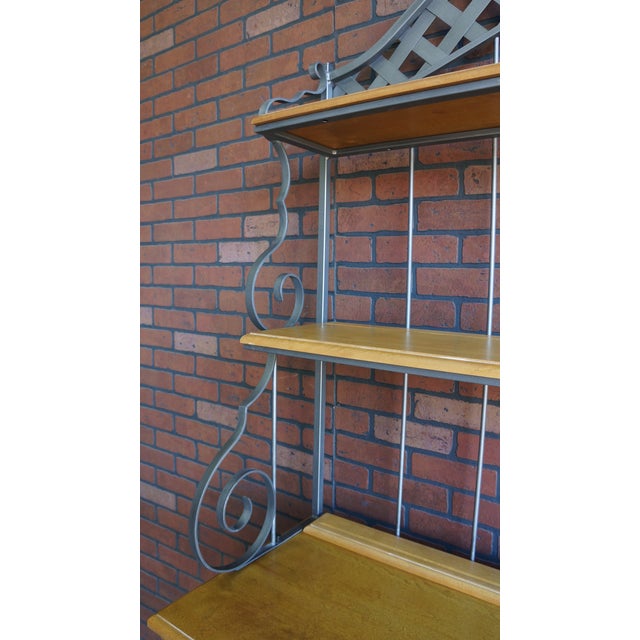 Ethan Allen Country French Baker's Rack With Console Chairish