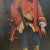 American Colonial Man Oil on Wood Painting, Vintage For Sale - Image 3 of 12