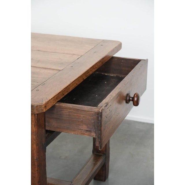 Antique French Dining Table with Three Drawers, 1700s For Sale - Image 13 of 18