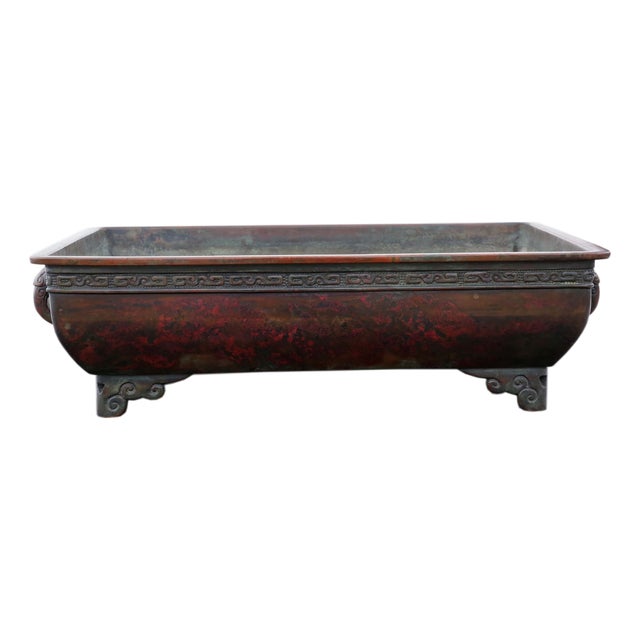 Antique Japanese Suiban Ikebana Jardinere, 1880s For Sale