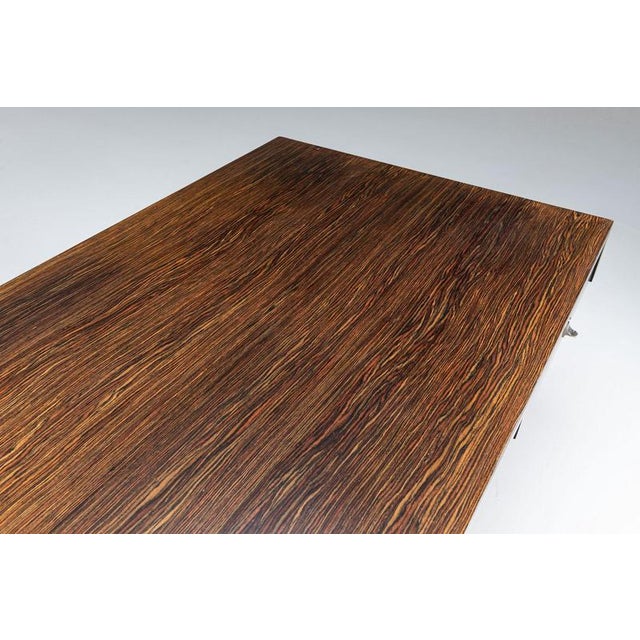 Large Rosewood Desk from Trau Arredamenti Metallici S.P.A., Italy, 1960s For Sale - Image 11 of 18
