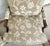 1980s Vintage French Louis XV Armchairs Damask Linen Pair For Sale - Image 5 of 16