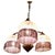 French Triple Fringed Glass Pendant Light, 1930 For Sale - Image 9 of 9