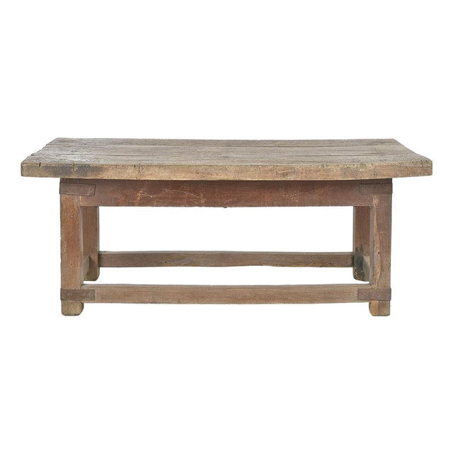 Antique Solid Wood Table For Sale