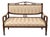 Antique Empire Directoire Mahogany Settee, 1920s For Sale