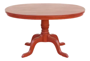 Regency Ellipse Painted Pedestal Table