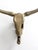 Mid 20th Century Vintage Brass Longhorn Wall Mount For Sale - Image 5 of 10