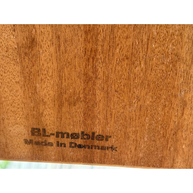 Wood 1960s Teak Dry Bar Cart With Removable Tray by BL-Mobler Denmark For Sale - Image 7 of 13