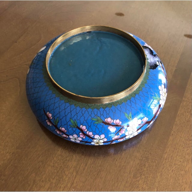 Vintage Mid-Century Modern Cloisonne Enamel Bowl For Sale In Saint Louis - Image 6 of 6