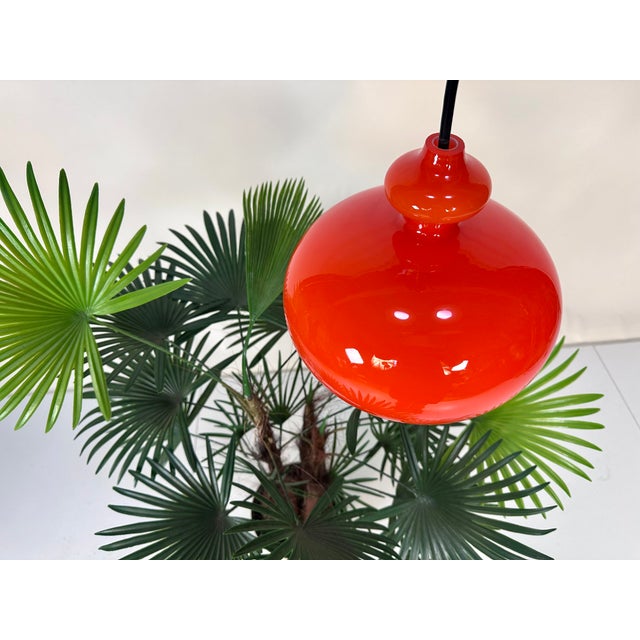 Glass Hanging Lamp by Hans Agne Jacobsson for Staff, 1960s For Sale - Image 18 of 18