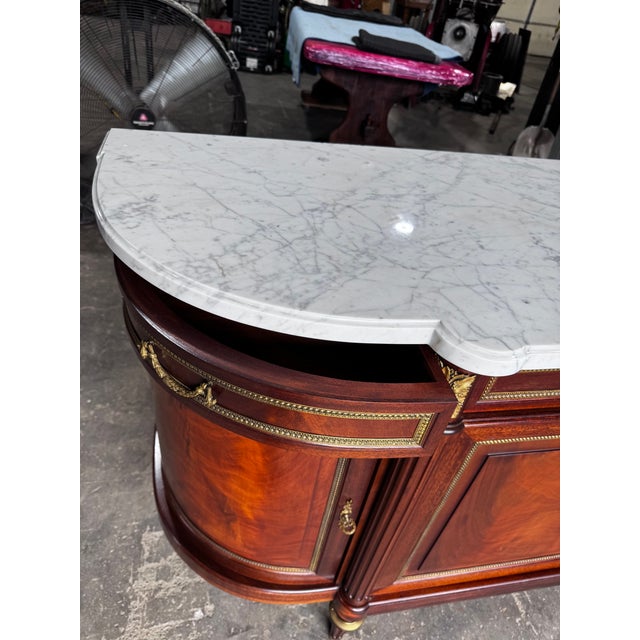 Wood Louis XVI French Server For Sale - Image 7 of 12