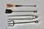 Zeckos Style Wrought Iron Five Piece Fireplace Tool Set Barley Twist Detail Vintage Mid-Century For Sale - Image 14 of 15