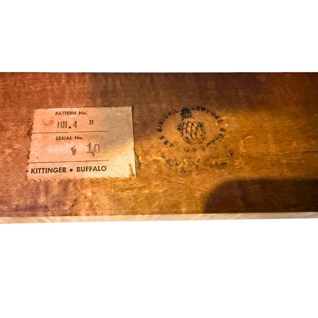 Vintage Kittinger, Historic Newport Mahogany, Hn4-B, Ser. No. 10, Tea Table For Sale - Image 10 of 18