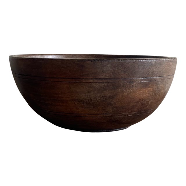 Wooden Salad Bowl, 1960s For Sale