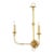 Currey & Company Nottaway Gold Large Wall Sconce For Sale