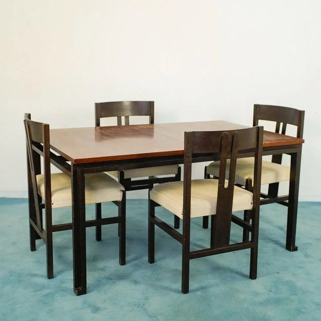 Brown Dining Table by Angelo Mangiarotti, 1960s For Sale - Image 8 of 8