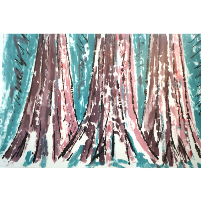 David Hostetler Signed & Numbered "Asherah Grove" Lithograph, 1995, Edition 1/6 For Sale - Image 4 of 10