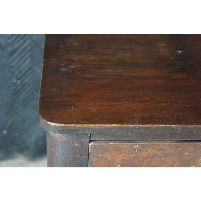Antique 18th Century American Federal Crotch Mahogany Chest of Drawers Dresser For Sale - Image 14 of 15