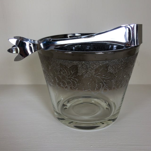 Mid-Century Modern Dorothy Thorpe Style Grape Pattern Silver