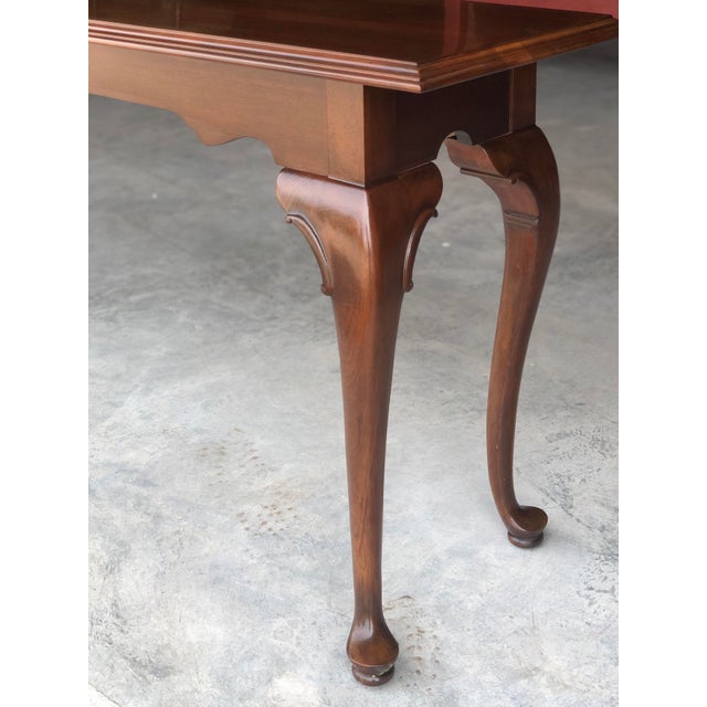 Ethan Allen Court Cherry Console Table Chairish