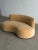 Kidney Sofa in Butter Cotton Velvet For Sale - Image 4 of 12