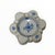 Herend Blue Garland PBG 6-Inch Six-Position Ashtray Form 7700 Hand-Painted Made in Hungary c. 1950s-1970s. Approximately 1...