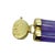 Asian 1970s Chinese Lavender Jade and 14k Gold Link Bracelet For Sale - Image 3 of 4