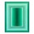 Contemporary Abstract Acrylic on Canvas "Extended Light (Emerald)" by Andy Harwood For Sale