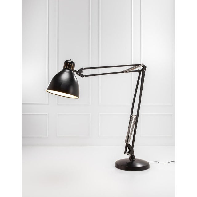 Piantana Mod the Great JJ Nera by Jac Jacobsen for Luxit Leucos, 1980s For Sale - Image 13 of 13