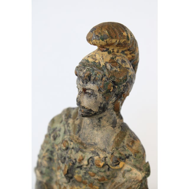 Late 19th Century Late 19thC. Victorian Mantel Clock Figurine Fragment For Sale - Image 5 of 8