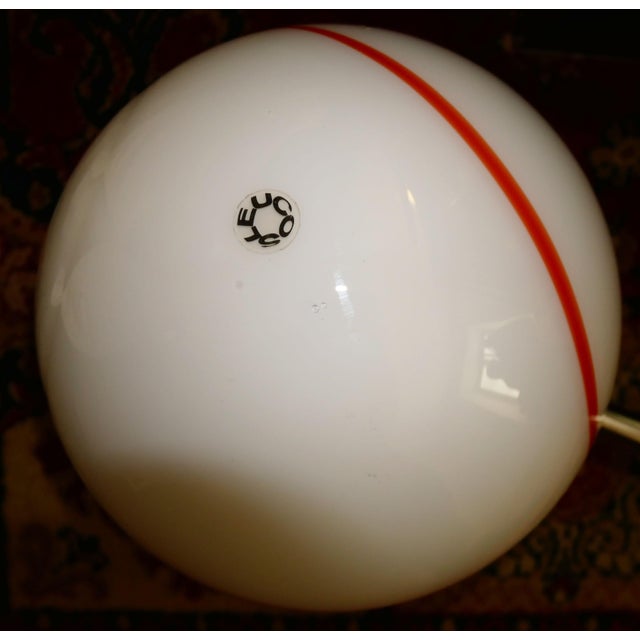 Floor Lamps Model Tallo 150 and Tallo 193 in Murano Glass by Roberto Pamio for Leucos, Italy, 1972, Set of 2 For Sale - Image 4 of 6