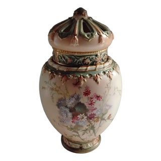 Blush Ivory Pot Pourri Jar from Royal Worcester, 1900 For Sale