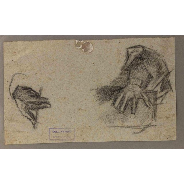Anatomical studies is an original artwork realized by Luigi Galli in the late 19th Century. Pencil drawing on paper. The...
