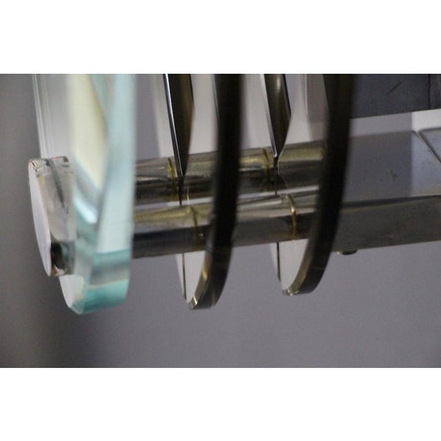 Sconces in Crystal Glass in the style of Max Ingrand and Fontana Arte, 1960s, Set of 2 For Sale - Image 15 of 16