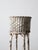 Antique Victorian Tall White Wicker Planter For Sale - Image 4 of 17