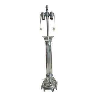 Marbro Crystal Column Table Lamp, 1950s For Sale