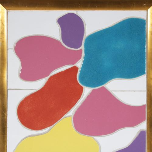 Framed Ceramic Artwork by Jan Snoeck, Netherlands, 1990s For Sale - Image 3 of 8