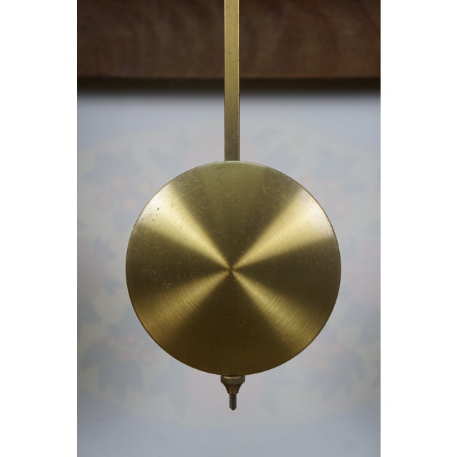 Mason & Sullivan West German Oak Pillar & Scroll Shelf Mantel Clock 31" For Sale - Image 16 of 17