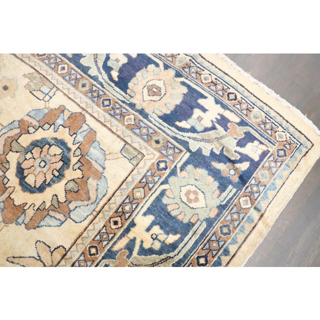 Textile Early 20th Century Zabihi Collection Mahal Large Scale Rug - 9'4" x 12' For Sale - Image 7 of 12