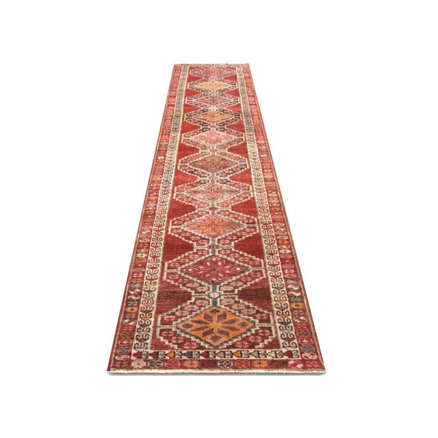 1960s Turkish Oushak Runner For Sale In Los Angeles - Image 6 of 7