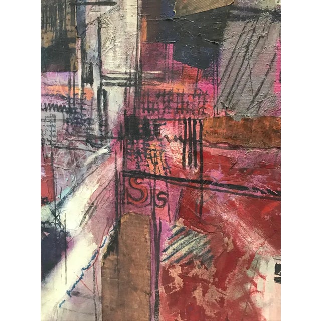 Textile Abstract Cityscape by Norman Ackroyd, 1963 For Sale - Image 7 of 10