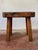 Rustic Farmhouse Chopping Block Table, 1956 For Sale - Image 4 of 12